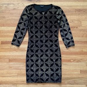 Topshop Glittery Dress